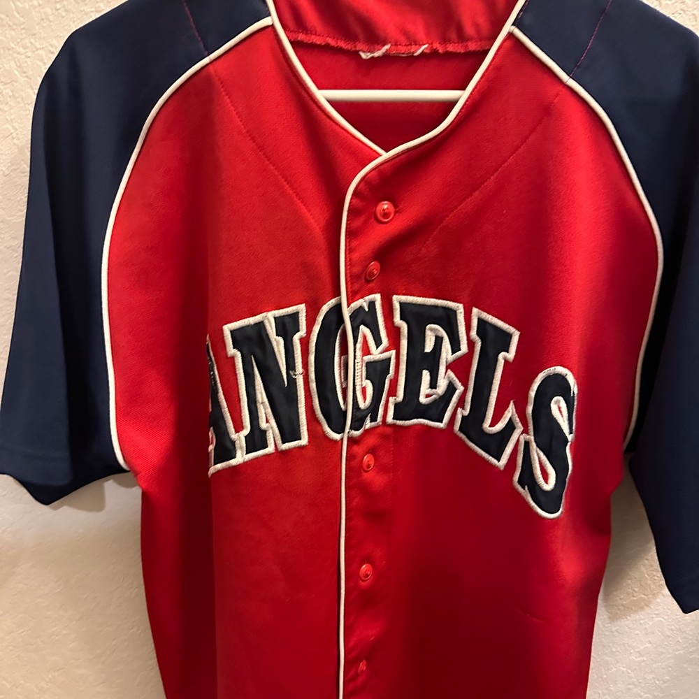 Angels Men’s Jersey Medium-Large Official MLB, Los Angeles, Anaheim